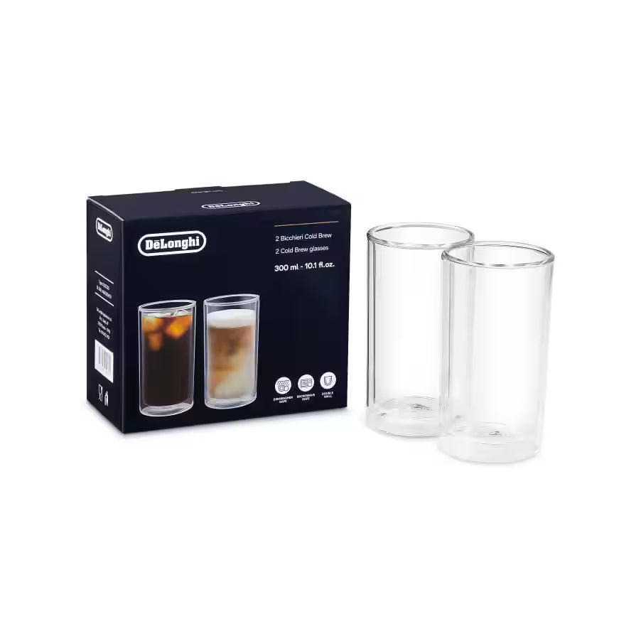 Doppelwandige Cold Brew Gläser, 300 ml, 2er-Set