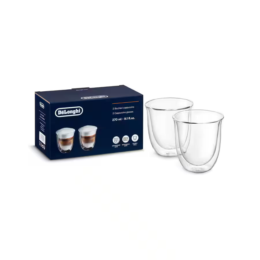 Doppelwandige Cappuccinogläser, 270 ml, 2er-Set